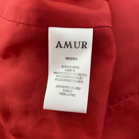 NEW Amur Red Pleated Ruffle Mini Mimi Dress - Picture 10 of 12